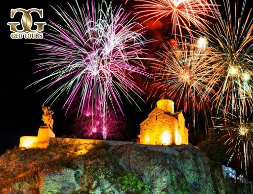 الالعاب الناريه في تبليسي